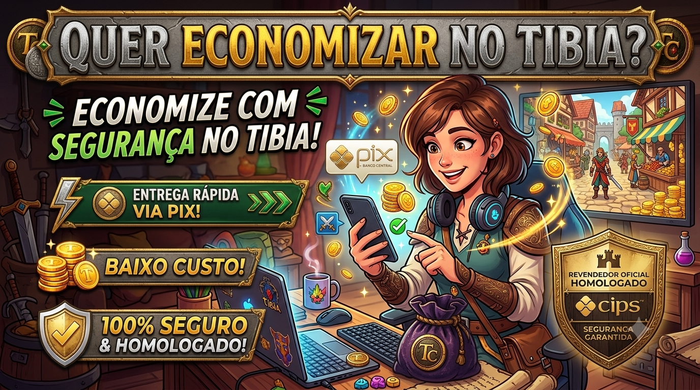 Onde Comprar Tibia Coins Mais Barato e de Forma Segura? (Guia Completo)